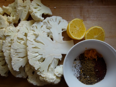Cauliflower with lemon, Cumin and Sumac https://bigsislittledish.wordpress.com/2012/03/02/at-last-cauliflower-with-lemon-cumin-and-sumac/